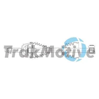 FIAT піввісь прав.L=934mm 22 зуб.Doblo 1.9D 01- TRAKMOTIVE 30-2161