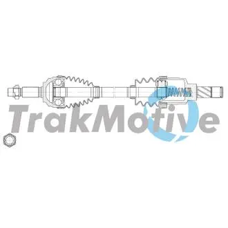 RENAULT піввісь ліва CLIO IV 1.5 dCi 75 TRAKMOTIVE 30-2179