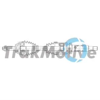 FORD Напіввісь передн. прав. FIESTA VI (CB1, CCN) 1.6 ST 13-17 TRAKMOTIVE 30-2184