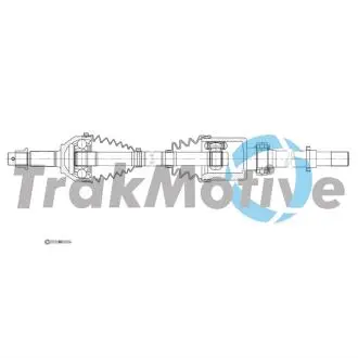 NISSAN Напіввісь передн. прав. QASHQAI / QASHQAI +2 I (J10, NJ10, JJ10E) 2.0 07-13 TRAKMOTIVE 30-2185