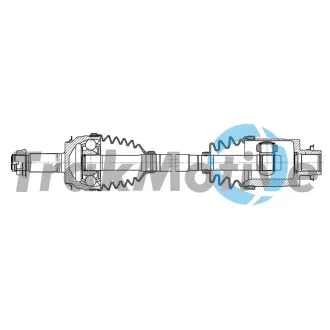 HONDA Напіввісь передня права ACCORD VIII (CU) 2.0 i (CU1) 08-15 TRAKMOTIVE 30-2221