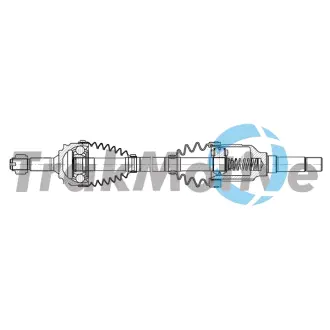 CITROEN Напіввісь передня права C3 II (SC) 1.6 BlueHDi 100 14-, PEUGEOT 208 I 1.6 GTi 12-19, DS TRAKMOTIVE 30-2226