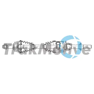 FIAT Напіввісь передня права FIORINO (225) 1.3 D Multijet 09- TRAKMOTIVE 30-2237