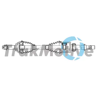 NISSAN Напіввісь передня права JUKE (F15) 1.5 dCi 10-19 TRAKMOTIVE 30-2246