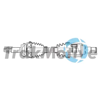 TOYOTA Напіввісь передня ліва AVENSIS (T25) 2.2 D-CAT 05-08, COROLLA Verso 2.2 D-4D 05-09 TRAKMOTIVE 30-2260