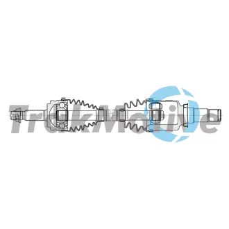 TOYOTA Напіввісь передня права C-HR VAN 1.8 Hybrid 16- TRAKMOTIVE 30-2261