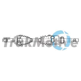 NISSAN Напіввісь передн. прав QASHQAI / QASHQAI +2 I 2.0 07-13 TRAKMOTIVE 30-2281