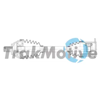 VW Напіввісь передня права PASSAT B7 (362) 2.0 TDI 4motion 10-13 TRAKMOTIVE 30-2376