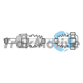 BMW Напіввісь задня ліва X1 (E84) sDrive 18 d 09-15 TRAKMOTIVE 30-2377