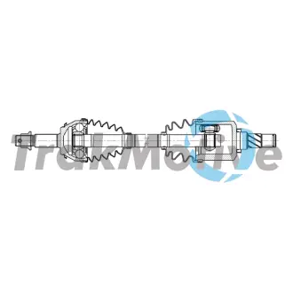 NISSAN Напіввісь передня ліва QASHQAI II 1.6 dCi 13-, RENAULT KADJAR 1.6 dCi 130 15- TRAKMOTIVE 30-2378