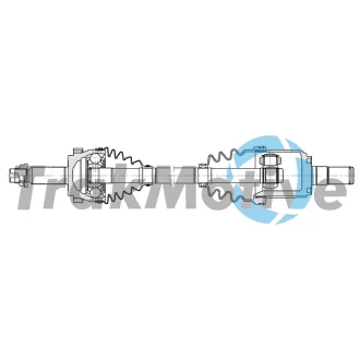 HYUNDAI Напіввісь передня права ix35 (LM, EL, ELH) 1.6 10-15, KIA SPORTAGE III (SL) 1.6 GDI 10-15 TRAKMOTIVE 30-2613