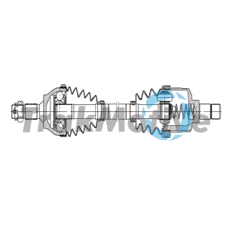 CITROEN Напіввісь передн. ліва C3 AIRCROSS II 1.2 PureTech 130 17- TRAKMOTIVE 30-2650