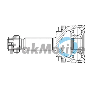 KIA ШРКШ зовнішній к-кт 25/22 зуб.Rio II 1.4/1.6 05- TRAKMOTIVE 40-0959