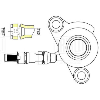 Подшипник выжимной Geely Emgrand X7 (13-) 2.0i / Chery Tiggo 4 (17-) 1.5i (гидравл.) Trialli CT 3002