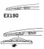 Щетка стеклоочистителя каркасная задняя 180mm (7\&#039;\&#039;) ExactFit Rear Citroen C4 (LC), DS3, DS4 (EX180B) Trico EX180 (фото 4)