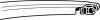 Щетка стеклоочистителя каркасная задняя 250mm (10\&#039;\&#039;) ExactFit Rear Toyota Auris Touring Sports (E18) (EX256B) Trico EX256 (фото 4)