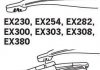 Щітка склоочисника каркасна задня 300mm (12'') ExactFit Rear MINI (R50, R53) (EX303B) Trico EX303 (фото 3)