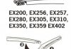 Щетка стеклоочистителя каркасная задняя 300mm (12\'\') ExactFit Rear Hyundai I-20, Mazda 5,6, Ssangyong Kyron (EX305B) Trico EX305 (фото 4)