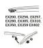 Щітка склоочисника каркасна задня 300mm (12'') ExactFit Rear Hyundai I-20, Mazda 5,6, Ssangyong Kyron (EX305B) Trico EX305 (фото 4)