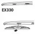 Щетка стеклоочистителя каркасная задняя 330mm (13\&#039;\&#039;) ExactFit Rear Audi A3, A4, Q7, Kia Sportage (EX330B) Trico EX330 (фото 4)
