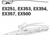 Щітка склоочисника каркасна задня 350mm (14'') ExactFit Rear Citroen Berlingo, Peugeot 206, 207, Partner (EX354B) Trico EX354 (фото 4)
