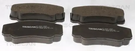 Гальмівні колодки, дискове гальмо (набір) TRISCAN 811010533