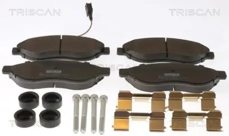 Гальмівні колодки, дискове гальмо (набір) TRISCAN 811010562