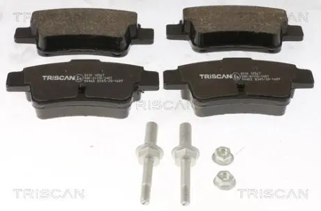 Гальмівні колодки, дискове гальмо (набір) TRISCAN 811010567