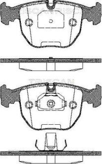 Колодки гальмівні дискові TRISCAN 8110 11006