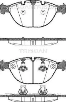 Гальмівні колодки, дискове гальмо (набір) TRISCAN 811011011