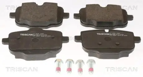 Гальмівні колодки, дискове гальмо (набір) TRISCAN 811011043