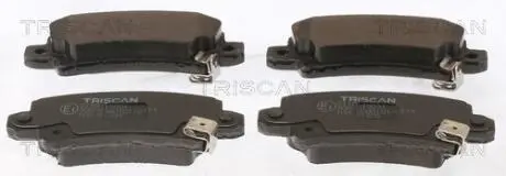Гальмівні колодки, дискове гальмо (набір) TRISCAN 811013031