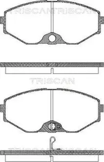 Колодки гальмівні передні TRISCAN 811014037