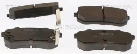 Гальмівні колодки, дискове гальмо (набір) TRISCAN 811018018