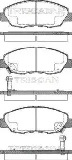 Гальмівні колодки, дискове гальмо (набір) TRISCAN 811040972