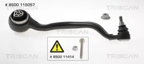 Важіль BMW P. X5 (F15,F85) X6 (F16,F86) 13- PR DOLNY PRZEDNI TRISCAN 8500115057