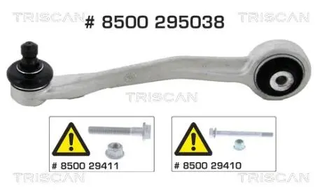 Важіль підвіски TRISCAN 8500 295038