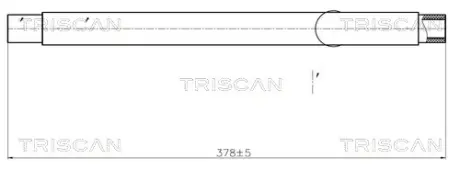 Патрубок TRISCAN 8516 11008