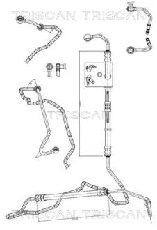 BMW Гідравлічний шланг ГУР 5 (E60) 04- TRISCAN 8516 11010