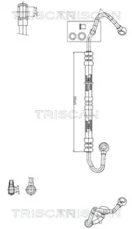 Патрубок TRISCAN 8516 11018
