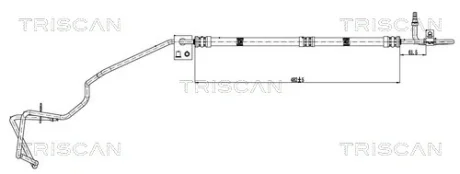 Фото ford гідравлічний шланг гур transit 06- TRISCAN 8516 16001 FORD Гідравлічний шланг ГУР TRANSIT 06- TRISCAN 8516 16001