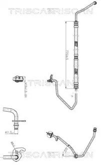 Патрубок TRISCAN 8516 16017