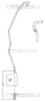 FORD Гідравлічний шланг ГУР GALAXY II 06-, MONDEO IV 07- TRISCAN 8516 16031