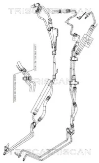 FORD Гідравлічний шланг C-MAX 07-, FOCUS II 04- TRISCAN 8516 16038