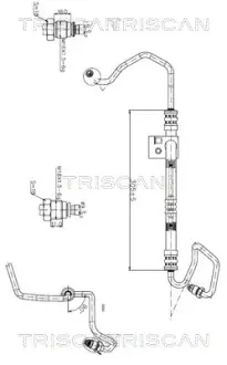 Патрубок TRISCAN 8516 24003