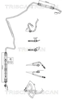 Патрубок TRISCAN 8516 29009
