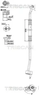 Патрубок TRISCAN 9010 16005