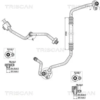 Патрубок TRISCAN 9010 16009