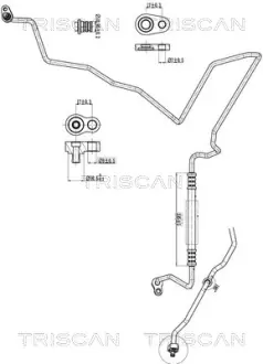 Патрубок TRISCAN 9010 16032