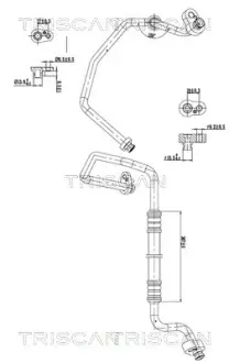 Патрубок TRISCAN 9010 29027